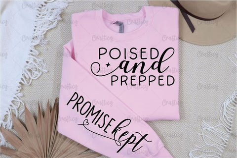 Poised and prepped Sleeve SVG Design SVG Designangry 