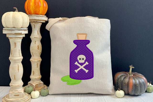 Poison Bottle Applique Embroidery Embroidery/Applique DESIGNS Risa Rocks It 