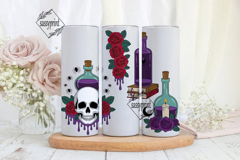 Poisons & Potions 20oz Tumbler Wrap Sublimation sassyprint 