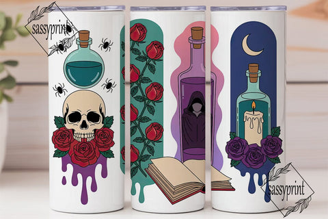Poisons & Potions 20oz Tumbler Wrap Sublimation sassyprint 