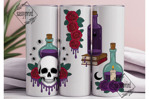 Poisons & Potions 20oz Tumbler Wrap Sublimation sassyprint 