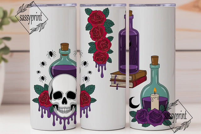 Poisons & Potions 20oz Tumbler Wrap Sublimation sassyprint 