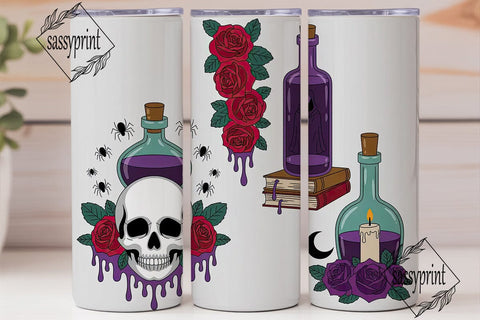 Poisons & Potions 20oz Tumbler Wrap Sublimation sassyprint 
