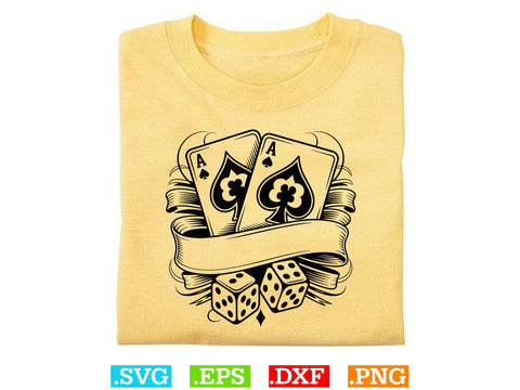 Poker Cards Crown Svg, Royal Flush Clipart, Royal Flush Split Name, Card Svg SVG Creativeart88 