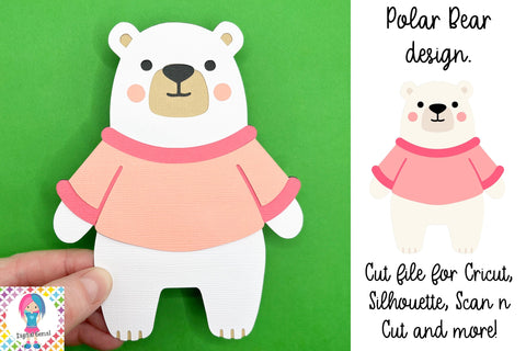 Polar Bear svg design. SVG Digital Gems 