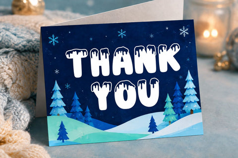 Polar Frozen - Ice Font Font Mozarella 