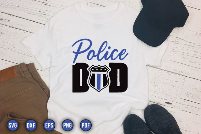 Police Dad, Police Sayings SVG SVG CraftLabSVG 