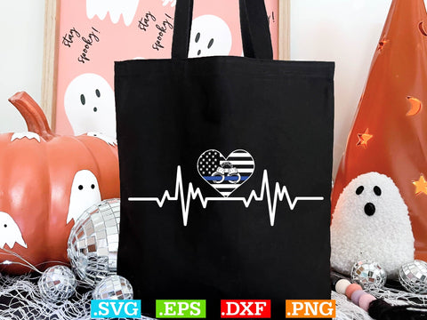 Police Svg, Back the Blue Svg, Thin Blue Line Svg, Police Officer Svg, Police Wife Svg, Distressed Flag SVG Creativeart88 