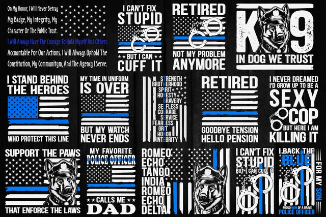 Police svg, Back the Blue svg, Thin Blue Line svg, Police Officer svg SVG DesignDestine 