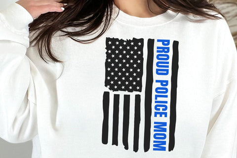 Police svg, Back the Blue svg, Thin Blue Line svg, Police Officer svg,Distressed Flag svg SVG DesignDestine 