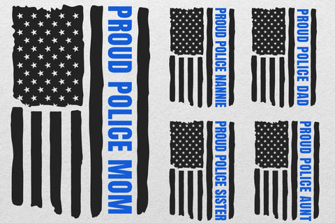 Police svg, Back the Blue svg, Thin Blue Line svg, Police Officer svg,Distressed Flag svg SVG DesignDestine 