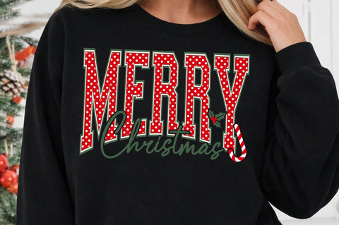 Polka Dot Merry Christmas SVG, Holiday Xmas SVG PNG SVG SVG Studio 
