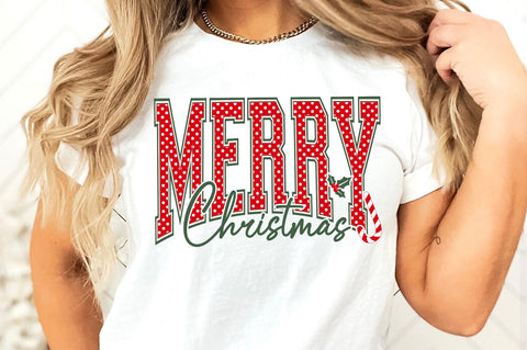 Polka Dot Merry Christmas SVG, Holiday Xmas SVG PNG SVG SVG Studio 