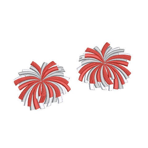 Pom Poms Embroidery Design - So Fontsy