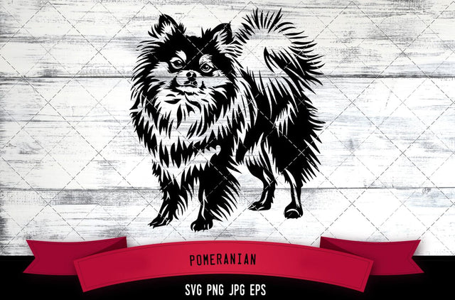 Pomeranian SVG, Dog SVG, Logo - Digital Download with Commercial License for Cricut, Silhouette, Scan N Cut Crafting SVG Loveleen Kaur 