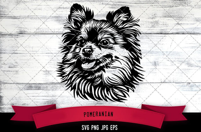 Pomeranian SVG, Dog SVG, Logo - Digital Download with Commercial License for Cricut, Silhouette, Scan N Cut Crafting SVG Loveleen Kaur 