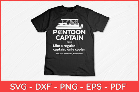Pontoon Captain Definition - Boat Pontoon Boating Funny Svg Design SVG artprintfile 