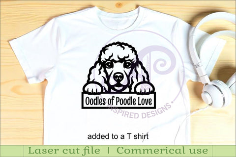 Poodle dog name sign svg laser cut file SVG APInspireddesigns 
