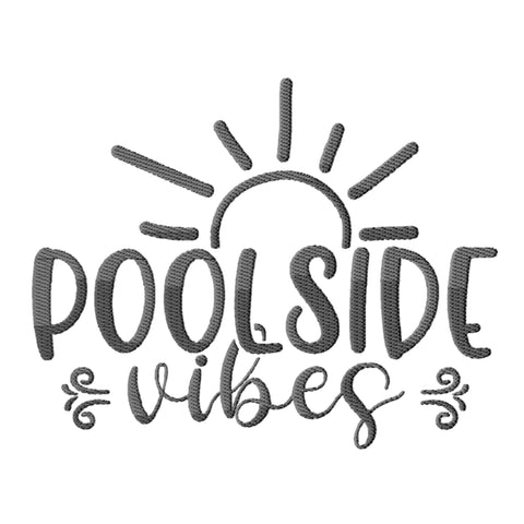 Pool Embroidery Designs Bundle - 6 Designs, Pool Quotes Embroidery Patterns, Pool PES Files, Swimming Pool Embroidery Files Embroidery/Applique DESIGNS HappyDesignStudio 