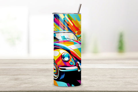 Pop Art Car Tumbler Wrap, Sublimation 20oz PNG, Cars Tumbler Wrap Bundle, 20oz Skinny Tumbler Wrap, 20 oz Tumbler Png Sublimation Design, Digital Instant Download Sublimation FloridPrintables 