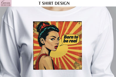 Pop Art Design. Positive Quotes T Shirt Sublimation Kseniia designer 
