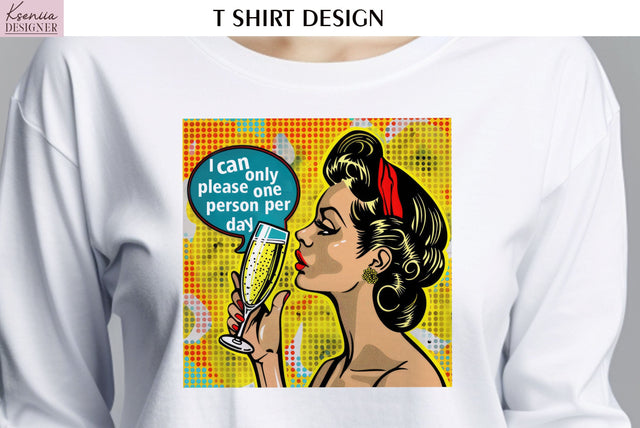 Pop Art Design. Positive Quotes T Shirt Sublimation Kseniia designer 