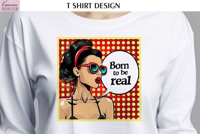 Pop Art Design. Positive Quotes T Shirt Sublimation Kseniia designer 