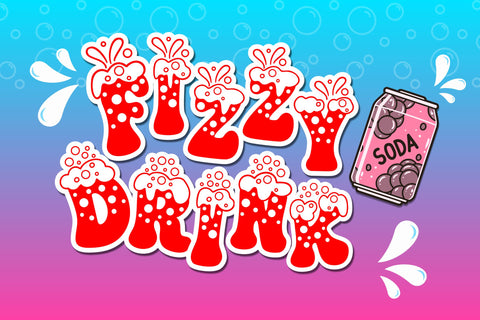 Popi Soda – Playful Fizzy Bubble Font for Party Crafts & Kids Designs Font AnningArts Design 