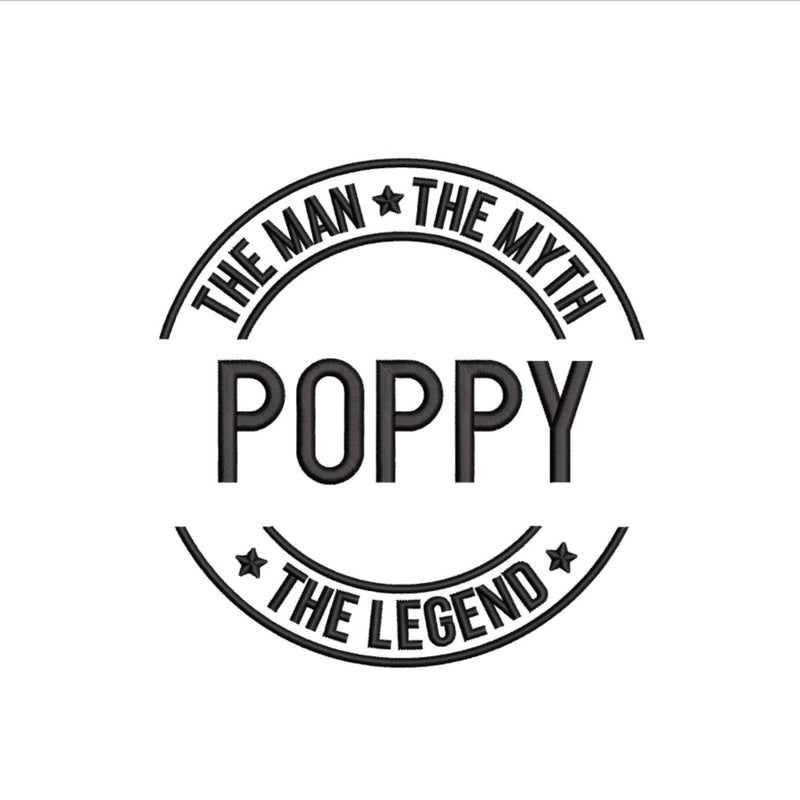 Poppy Machine Embroidery Design, 4 sizes, Instant download Embroidery/Applique DESIGNS Nino Nadaraia 