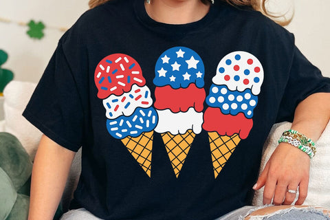 Popsicle American Flag SVG, Patriotic 4th of July Popsicle SVG, American Ice-Cream SVG SVG DesignDestine 