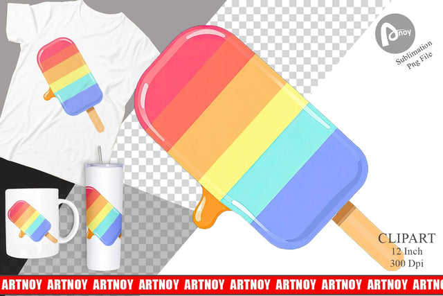 Popsicle Clipart Sublimation artnoy 