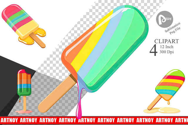 Popsicle Clipart Sublimation artnoy 