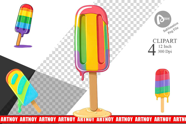 Popsicle Clipart Sublimation artnoy 