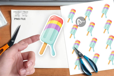 Popsicle Sticker Sublimation artnoy 