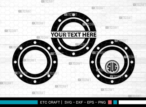 Porthole Monogram, Porthole Silhouette, Porthole SVG, Cruise Svg, Cruise Ship Svg, Vacation Svg, Boat Porthole Svg, Ship Porthole Window Svg, SB00574 SVG ETC Craft 