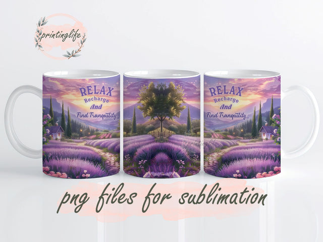 Positive Affirmation Mug Wrap Design, Instant Digital Design Download Mug Wrap Design, Mug Design PNG Sublimation PrintingLife 