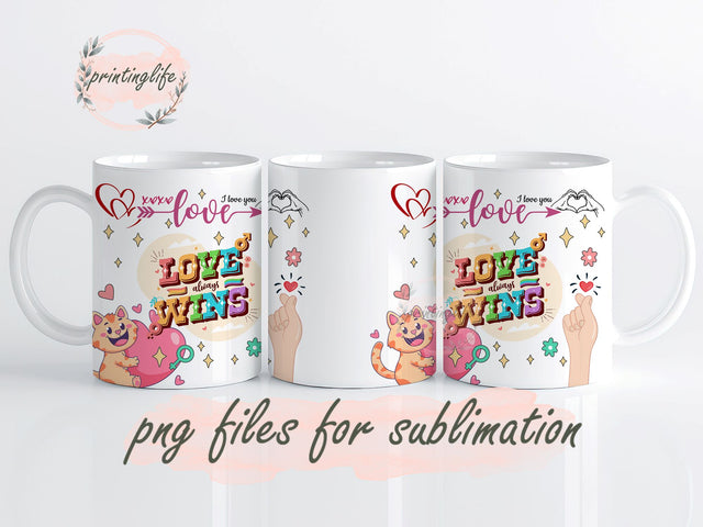 Positive Affirmation Mug Wrap Design, Instant Digital Design Download Mug Wrap Design, Mug Design PNG Sublimation PrintingLife 