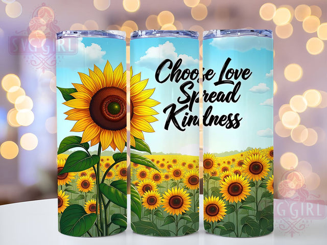 Positive Affirmation Tumbler, Kindness Tumbler Wrap, 20oz Sublimation Design, Inspirational Drinkware, Love and Kindness Tumbler, Seamless Tumbler Wrap, Motivational Tumbler Design Sublimation SvggirlplusArt 
