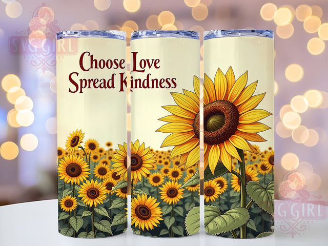 Positive Affirmation Tumbler, Kindness Tumbler Wrap, 20oz Sublimation Design, Inspirational Drinkware, Love and Kindness Tumbler, Seamless Tumbler Wrap, Motivational Tumbler Design Sublimation SvggirlplusArt 