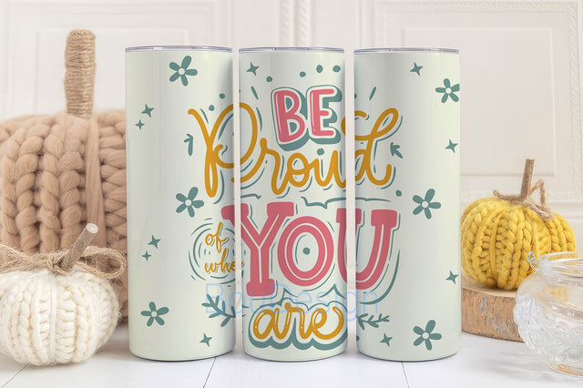 Positive Affirmation Tumbler Wrap Bundle, Positive Quotes Sublimation Designs, Teacher Quotes, Mom Quotes, Positive Quotes Tumbler PNG Sublimation BouDesign 