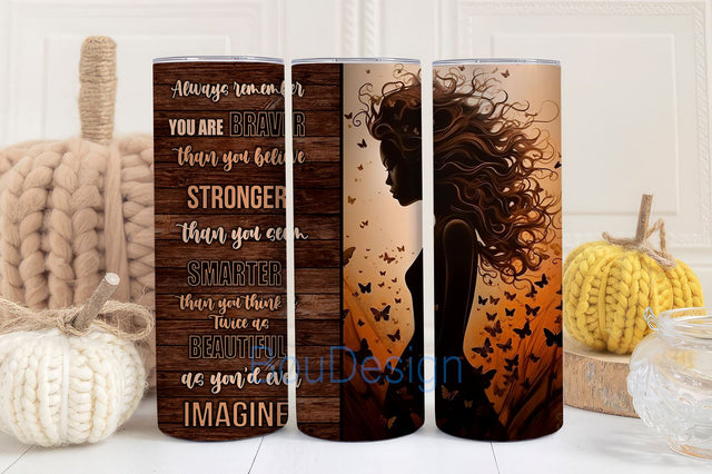 Positive Affirmations 20 oz Skinny Tumbler Sublimation Design Digital Download PNG Instant DIGITAL ONLY, Inspirational Tumbler Sublimation BouDesign 