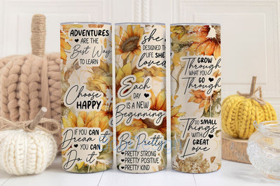 Positive Affirmations 20 oz Skinny Tumbler Sublimation Design Digital Download PNG, She Tumbler Wrap PNG, Inspirational Woman Tumbler Sublimation BouDesign 