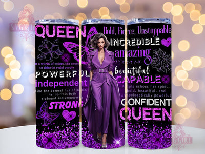 Positive Affirmations 20oz Tumbler Wrap Sublimation Design, Straight Tapered Tumbler Wrap, Inspirational Woman Tumbler Png, Instant Digital Download Sublimation SvggirlplusArt 