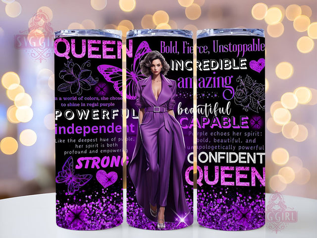 Positive Affirmations 20oz Tumbler Wrap Sublimation Design, Straight Tapered Tumbler Wrap, Inspirational Woman Tumbler Png, Instant Digital Download Sublimation SvggirlplusArt 