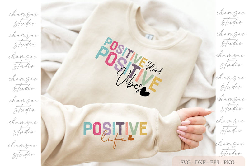 Positive Affirmations Life Mind Vibes SVG PNG, Boho Self Love Svg SVG Chamsae Studio 