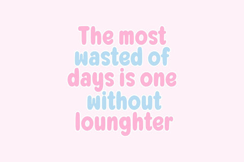 Positive Chunky - Adorable Bubble Font Font Masyafi Studio 