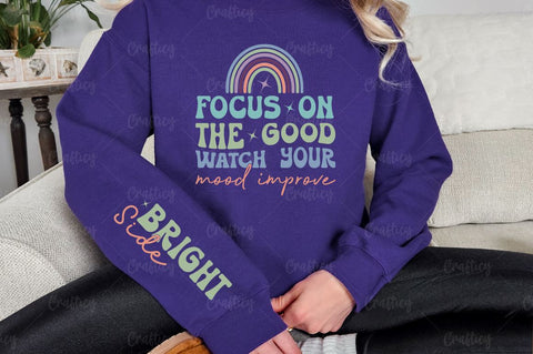 Positive mind Sleeve SVG Bundle SVG Designangry 