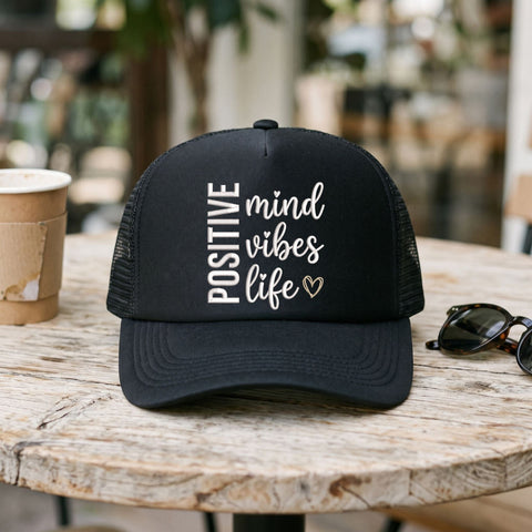 Positive Mind Vibes Life Embroidery Design – Inspirational Quote Heart Machine Embroidery File Embroidery/Applique DESIGNS PatternFeed8 
