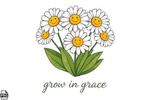 Positive Quotes Grow In Grace Printable File Sublimation Creativedesigntee 