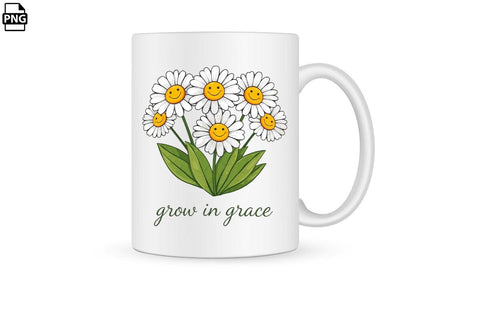 Positive Quotes Grow In Grace Printable File Sublimation Creativedesigntee 